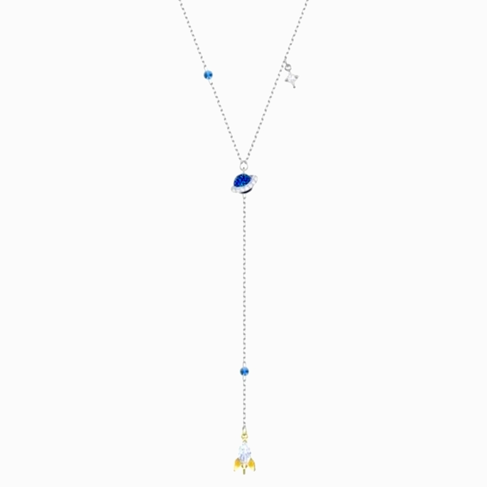 RARE New Swarovski 5441389 Out of this World Space Y Necklace Multi-color NIB